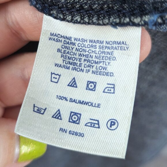 Lands End Long Sleeve Jean Shirt Dress - Size 4/XS - Picture 6 of 10